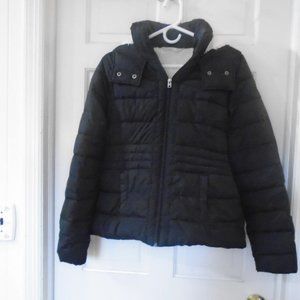 Girl's Hollister Black Hooded Jacket Size S